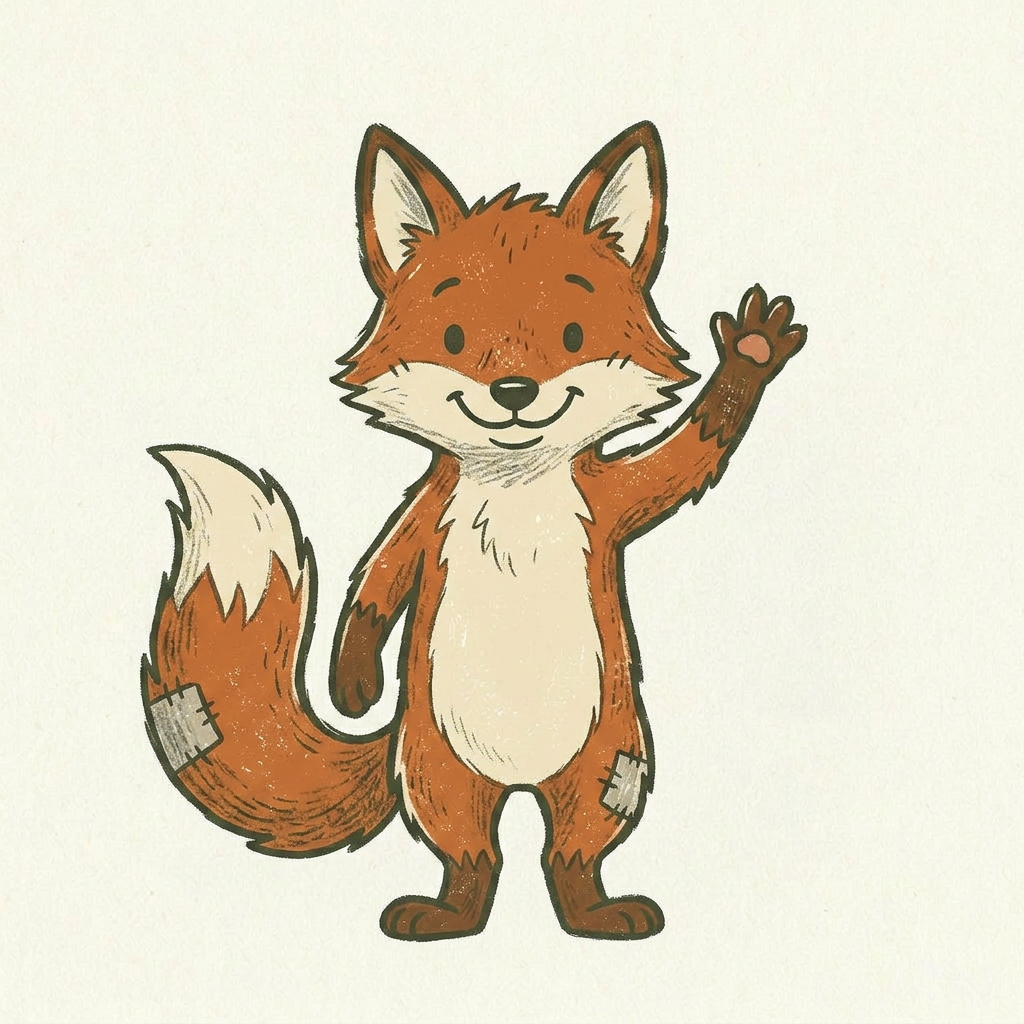 Fox Waving